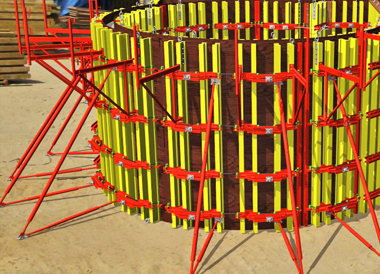 Circular Wall Formwork System - Görsel 5